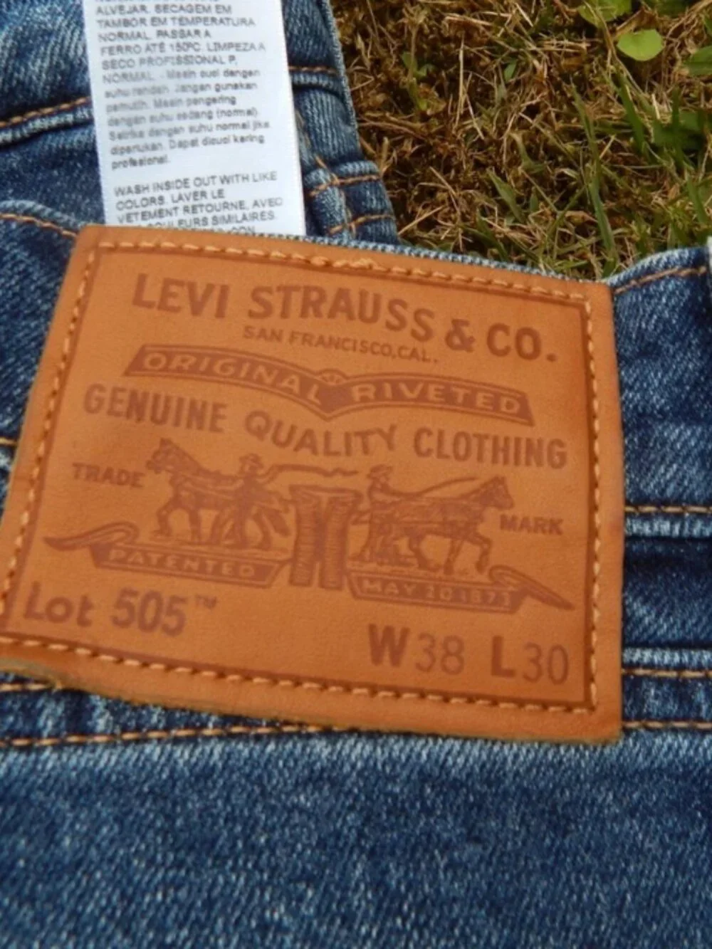 Levis Levi's 505 Mens Blue Jeans Lot of 5 Pairs 38X30 38/30 Jeans ******